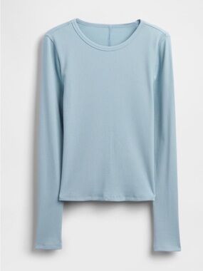 NWOT GAP Modern Compact Rib Crop T-shirt